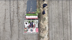 荷载65公斤的秧苗无人机仅需2分钟